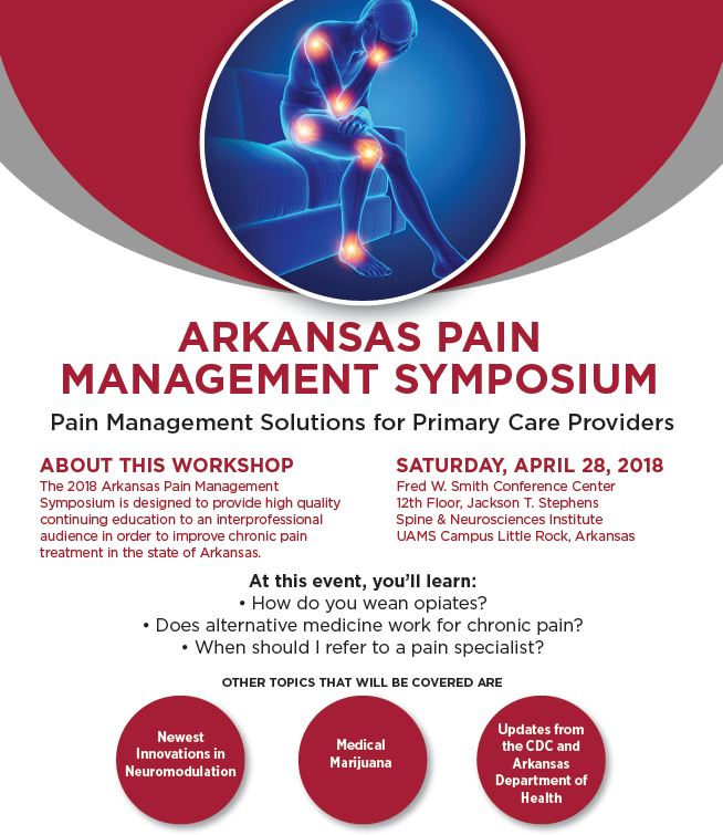 2018 Arkansas Pain Management Symposium University of